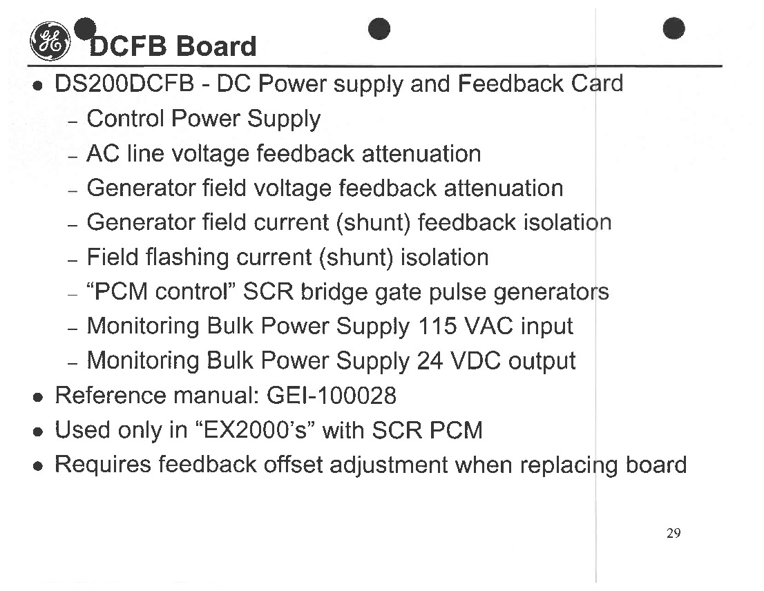 First Page Image of DS200DCFBG2B Data Sheet GEI-100028.pdf